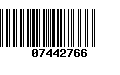 Código de Barras 07442766