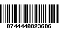 Código de Barras 0744440823606