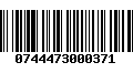 Código de Barras 0744473000371