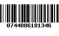 Código de Barras 0744886181346