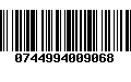 Código de Barras 0744994009068