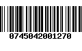 Código de Barras 0745042001270