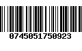Código de Barras 0745051750923