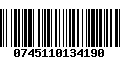 Código de Barras 0745110134190