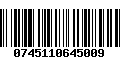 Código de Barras 0745110645009