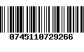 Código de Barras 0745110729266