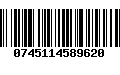 Código de Barras 0745114589620