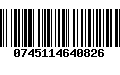 Código de Barras 0745114640826