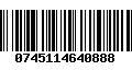 Código de Barras 0745114640888