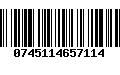 Código de Barras 0745114657114