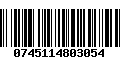 Código de Barras 0745114803054