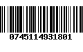 Código de Barras 0745114931801