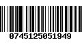 Código de Barras 0745125051949