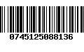 Código de Barras 0745125088136