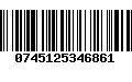 Código de Barras 0745125346861