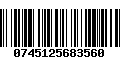 Código de Barras 0745125683560