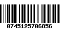 Código de Barras 0745125706856