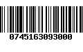 Código de Barras 0745163093000