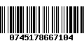 Código de Barras 0745178667104