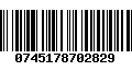 Código de Barras 0745178702829