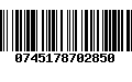 Código de Barras 0745178702850