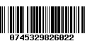 Código de Barras 0745329826022