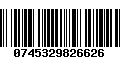 Código de Barras 0745329826626