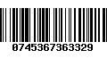 Código de Barras 0745367363329