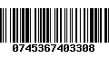 Código de Barras 0745367403308
