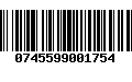 Código de Barras 0745599001754