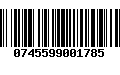 Código de Barras 0745599001785