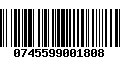 Código de Barras 0745599001808