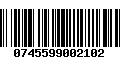 Código de Barras 0745599002102