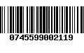 Código de Barras 0745599002119