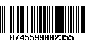 Código de Barras 0745599002355