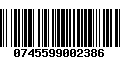 Código de Barras 0745599002386