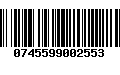 Código de Barras 0745599002553