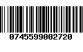 Código de Barras 0745599002720