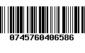 Código de Barras 0745760406586