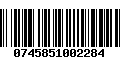 Código de Barras 0745851002284