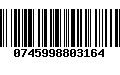 Código de Barras 0745998803164