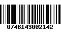 Código de Barras 0746143002142