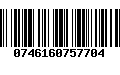 Código de Barras 0746160757704