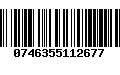 Código de Barras 0746355112677