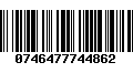 Código de Barras 0746477744862