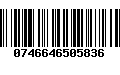 Código de Barras 0746646505836