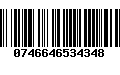 Código de Barras 0746646534348