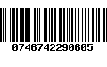 Código de Barras 0746742290605