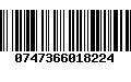 Código de Barras 0747366018224