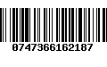 Código de Barras 0747366162187